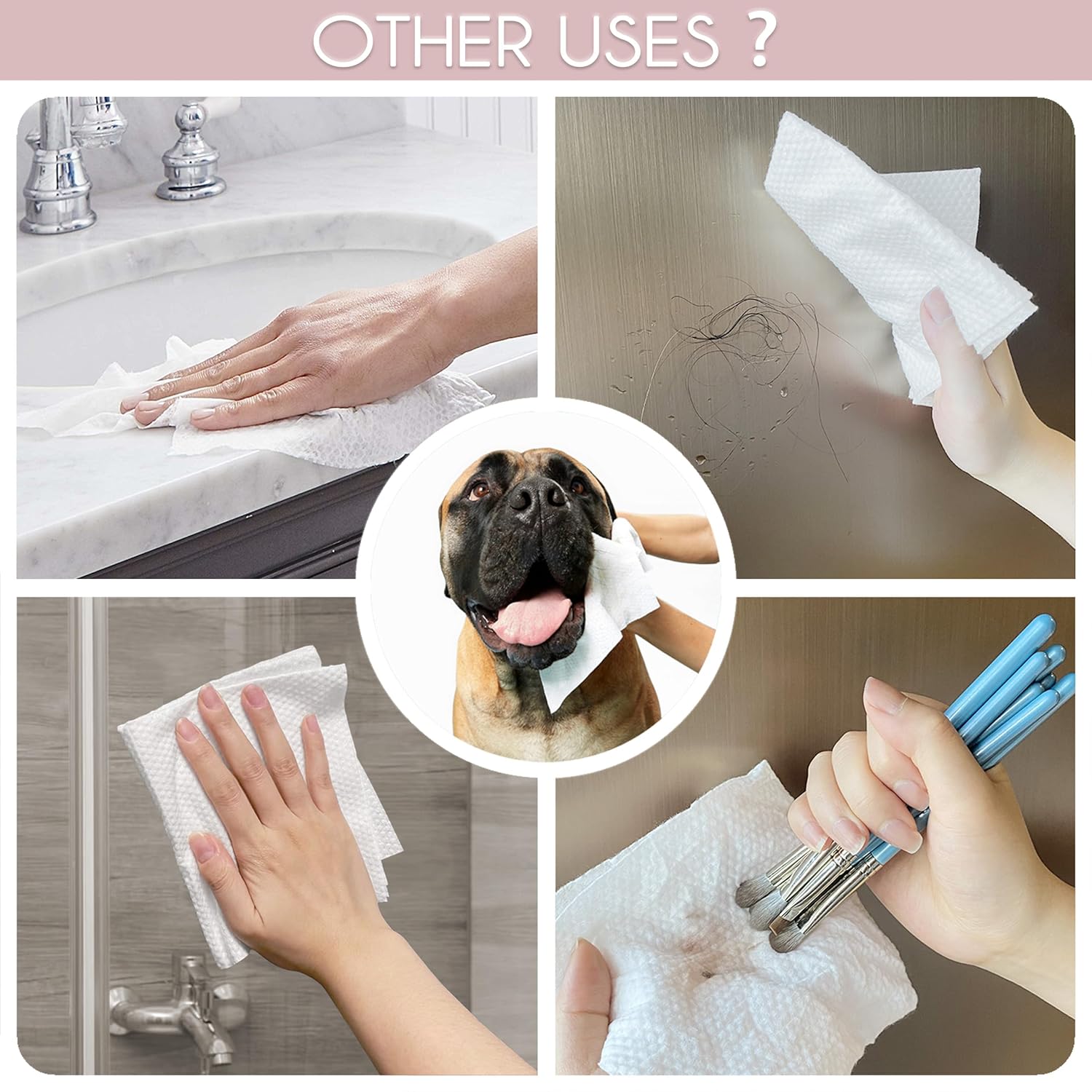 100 Cotton Face Towel 50 Count 10x12 Inch
