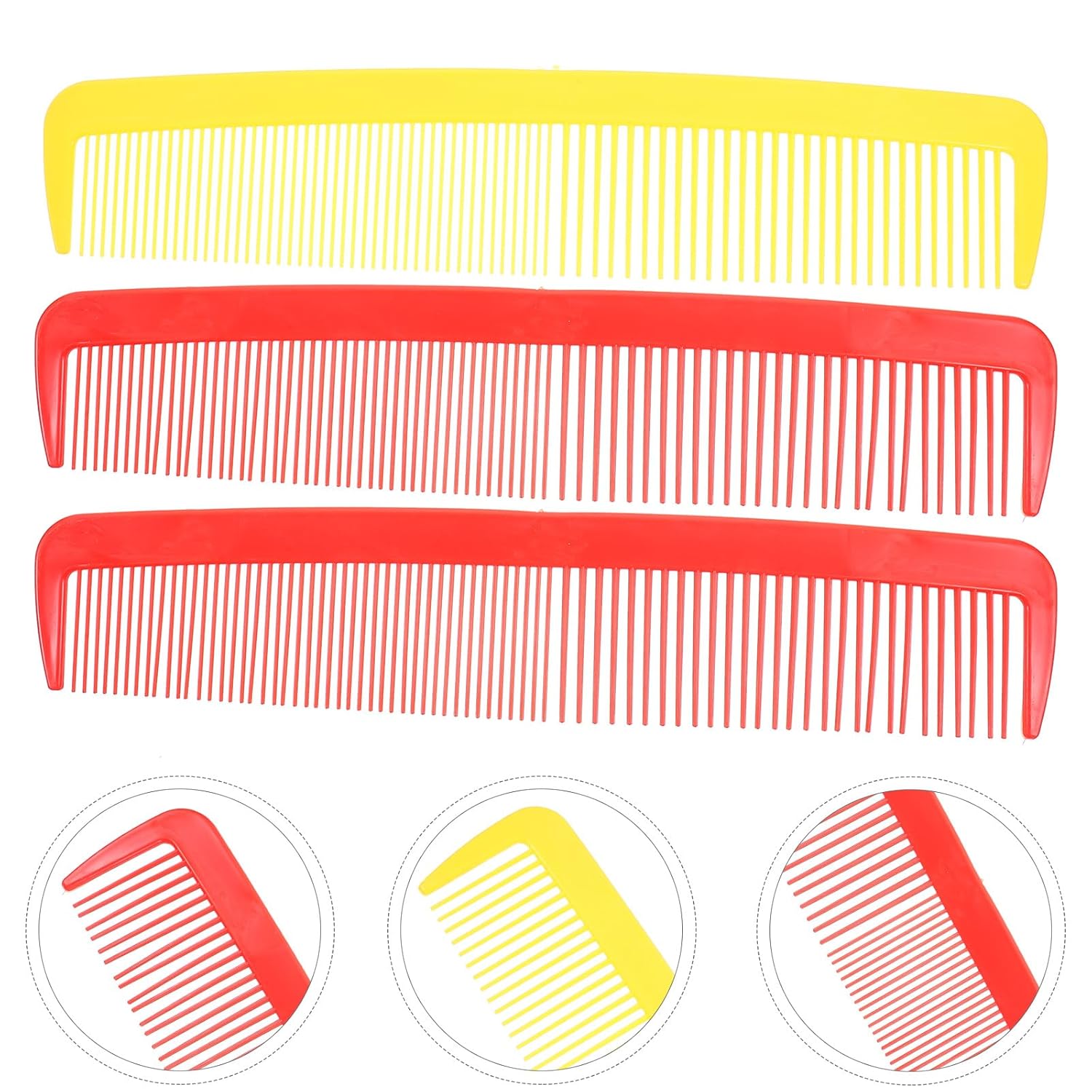 Ipetboom Giant Hair Combs 3 Pcs - Halloween Costume Props and Barber Tools