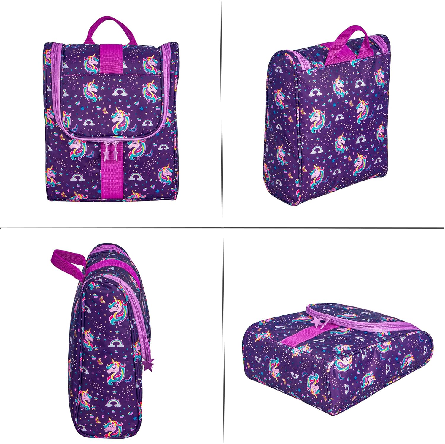 Cute Unicorn Hanging Kids Toiletry Bag 1
