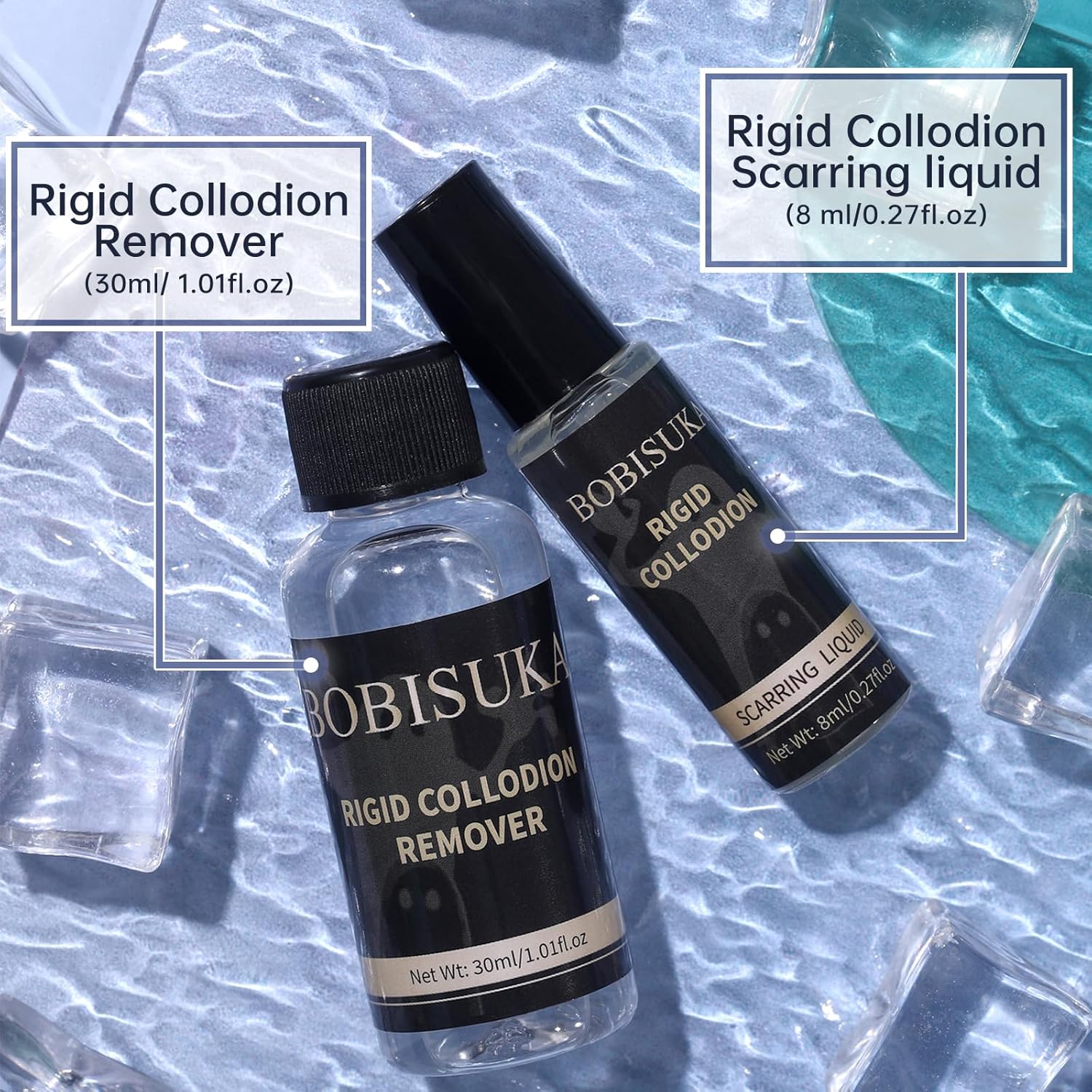 BOBISUKA Rigid Collodion Scar Makeup Kit with Brush Remover