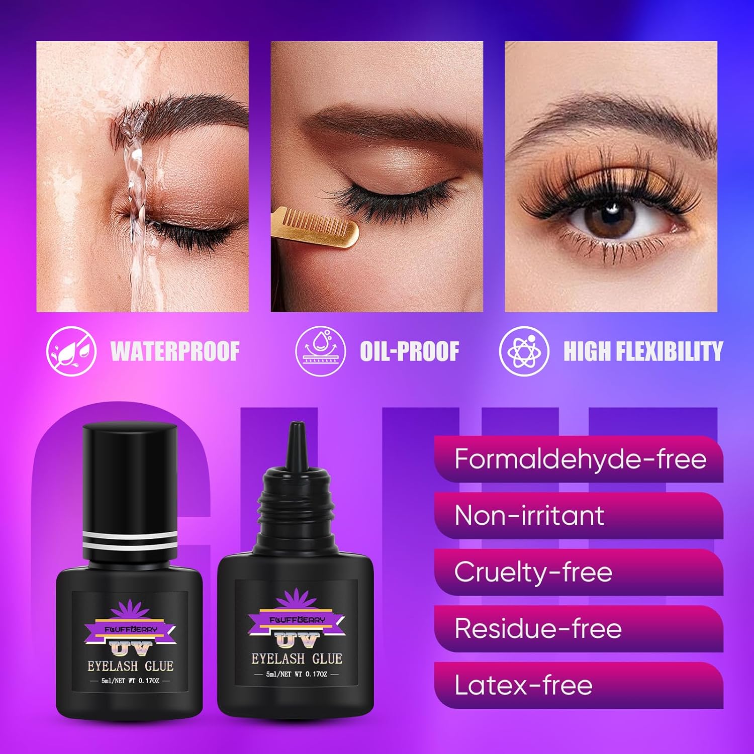 FLUFFBERRY UV Glue for Eyelash Extensions