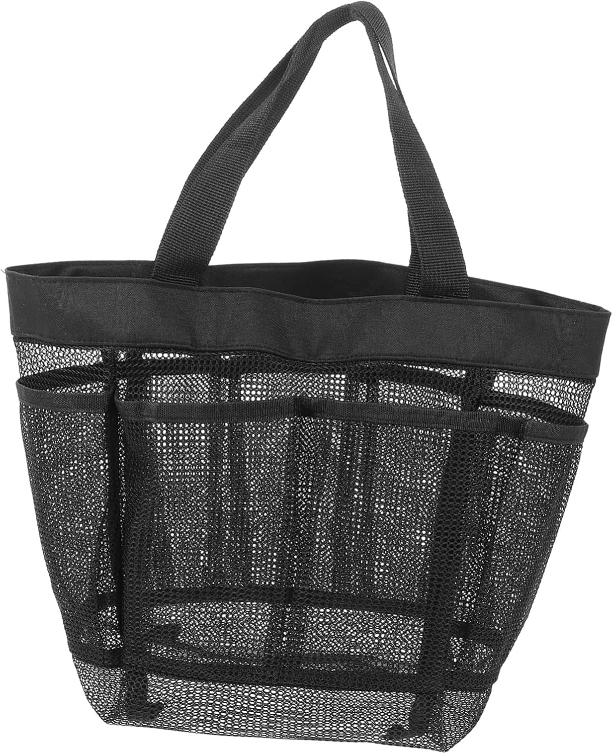 WOONEKY Beach Bag with 8 Pockets