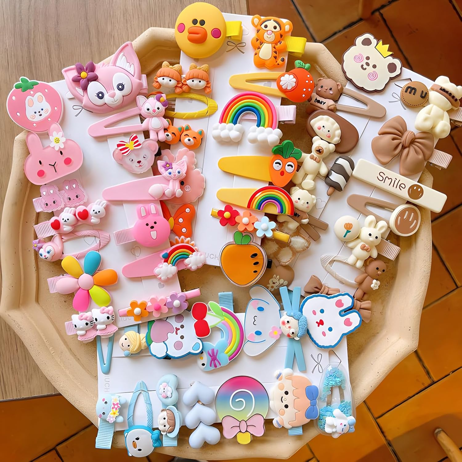 62PCS BIUCHY Girl Hair Clips Set for Kids
