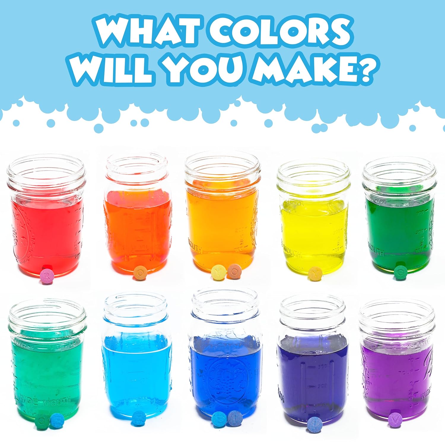 Tub Works Bath Color Fizzies 150 Count