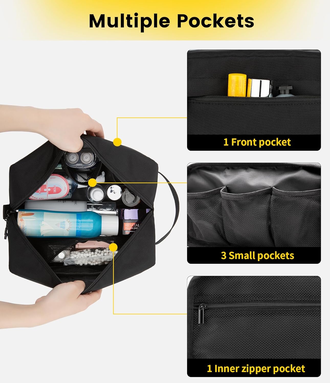 Vorspack Mens Toiletry Bag - Dopp Kit Travel Bag