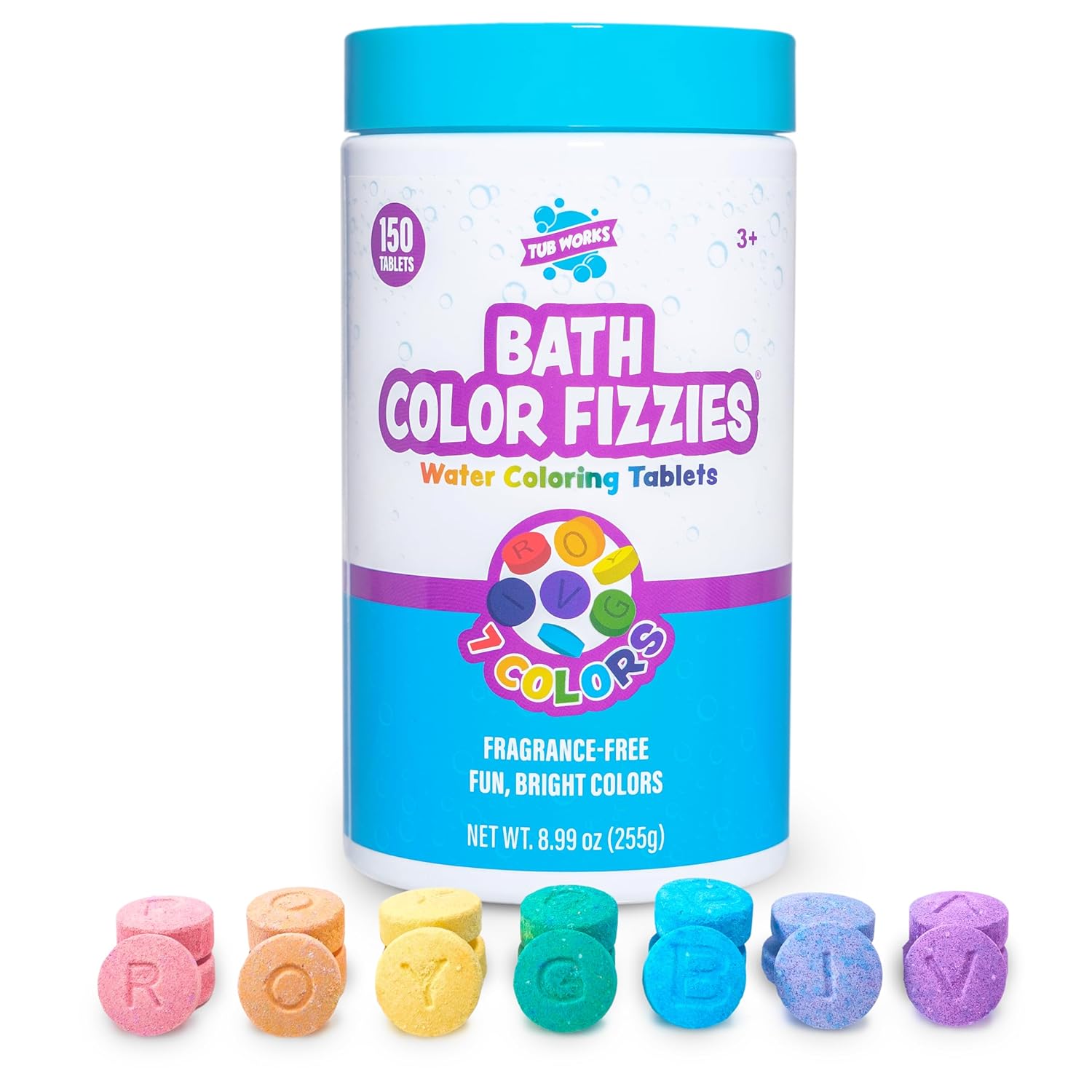 Tub Works Bath Color Fizzies 150 Count