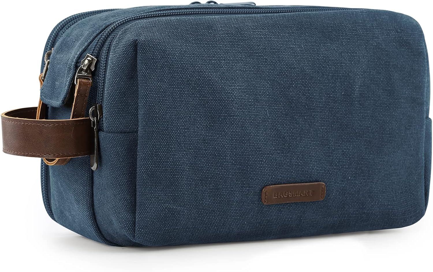 BAGSMART Toiletry Bag for Men - Medium Size Navy Blue