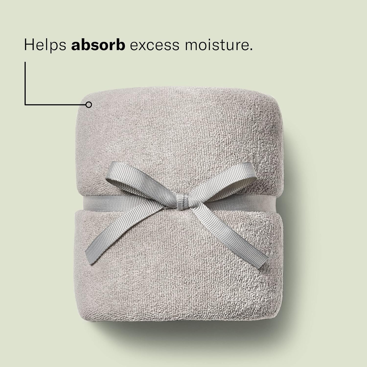 DevaCurl Microfiber Anti-Frizz Hair Towel Gray