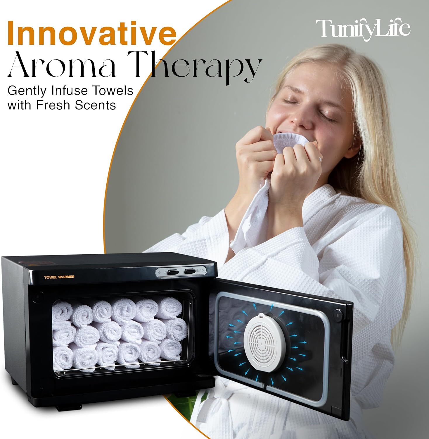 Hot Towel Warmer Spa 8L with Aroma Holder