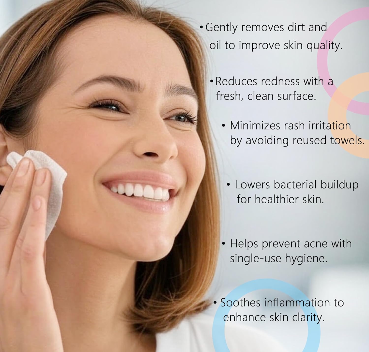 Ampmuze 80 Count Biodegradable Face Wipes