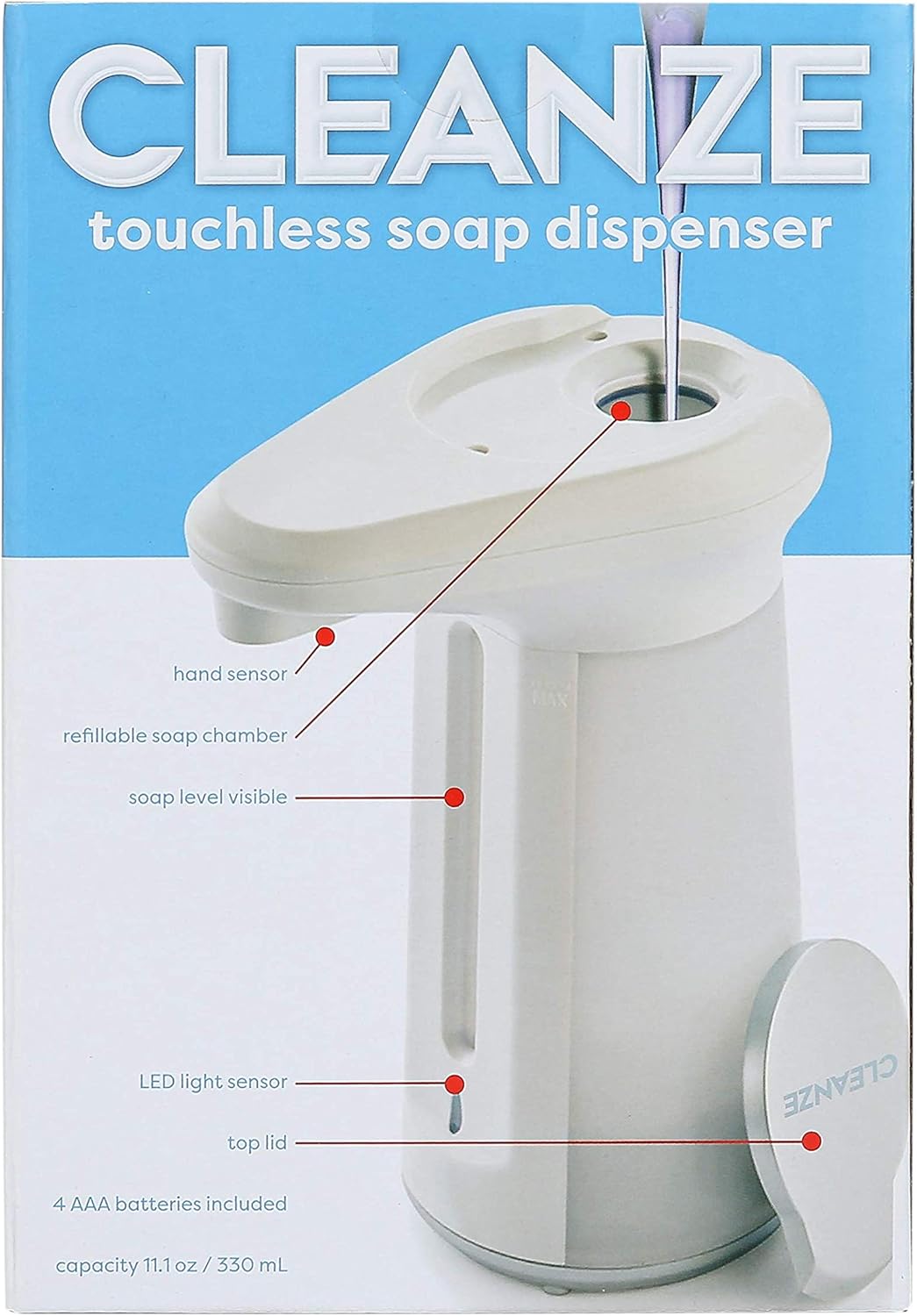 Touchless Automatic Soap Dispenser for 111oz Liquid Soap