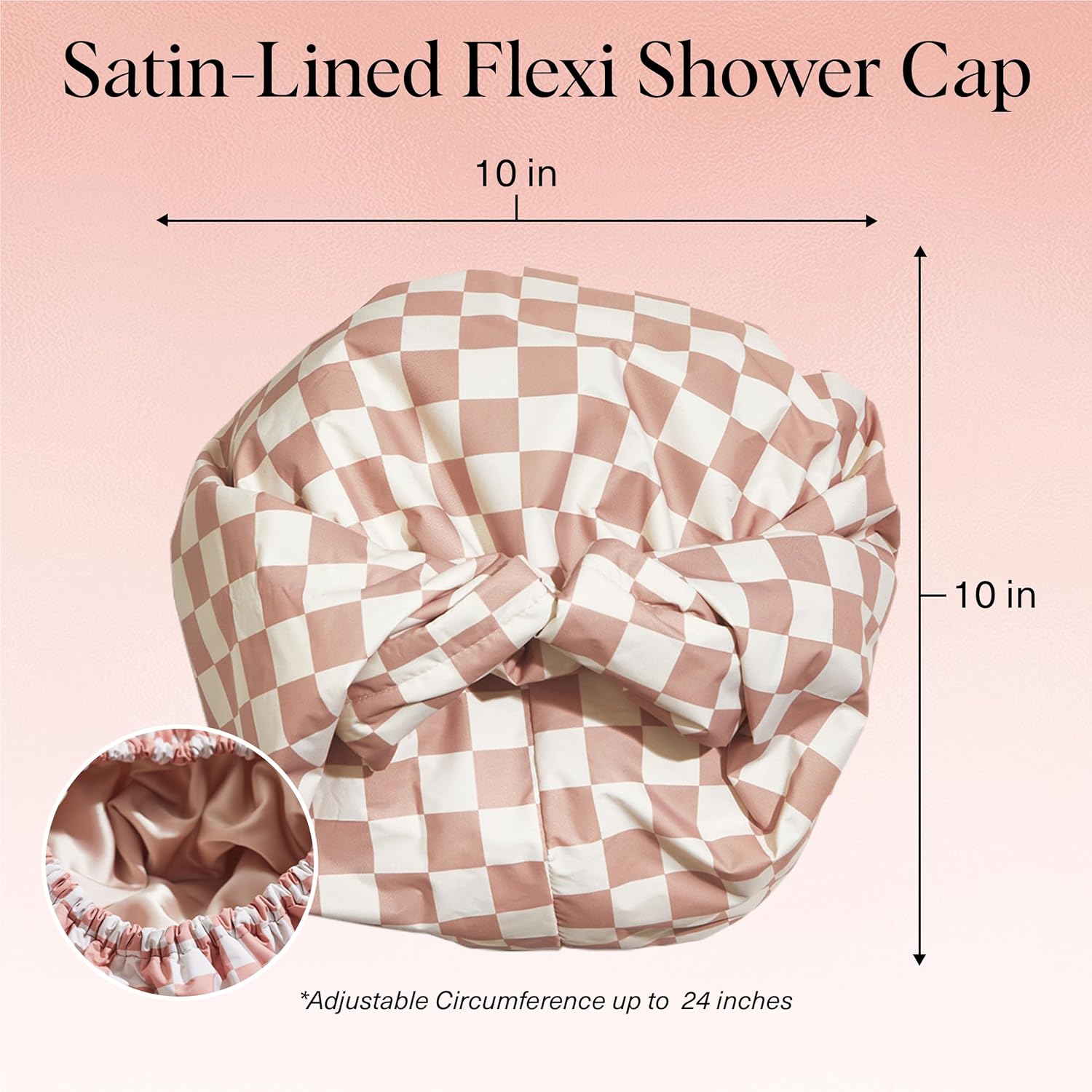 Kitsch Love Comfort Spa Set 2PC - Terracotta Checker