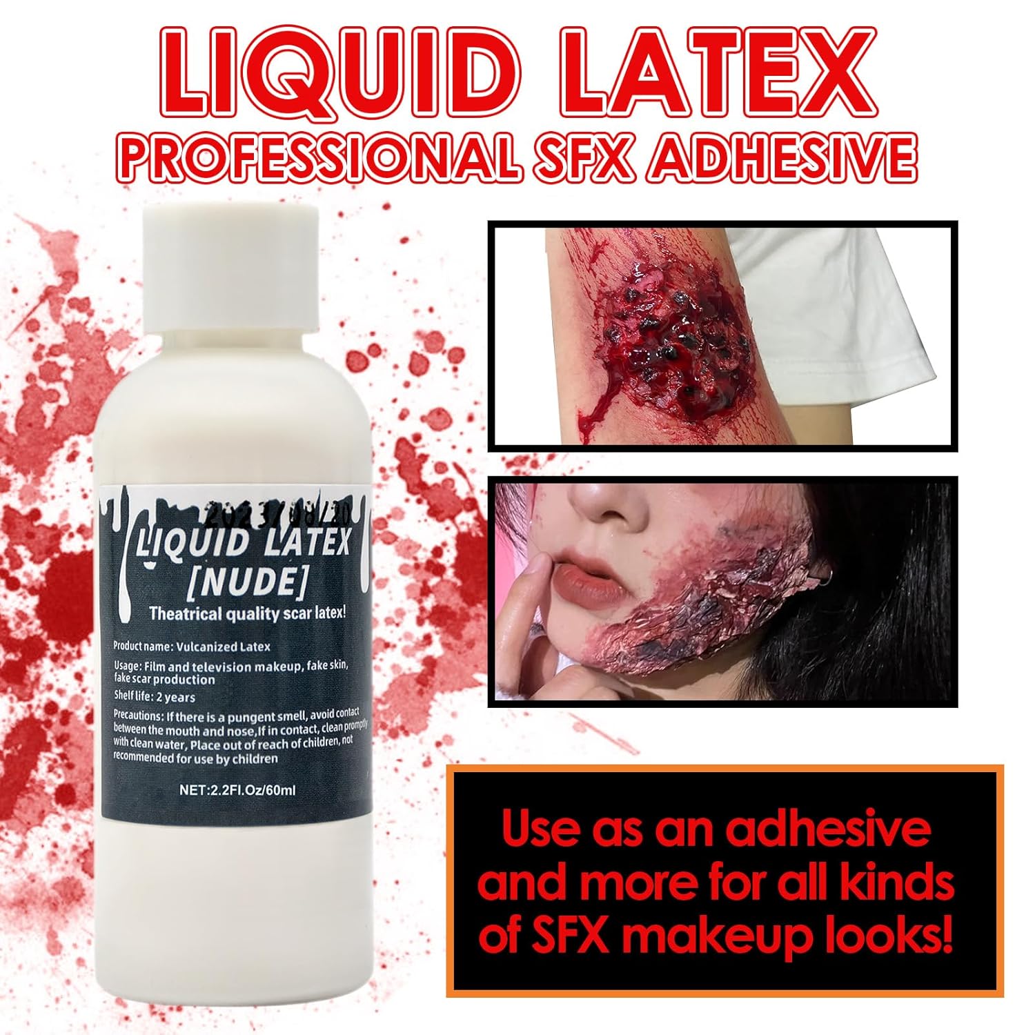 Kreyfer 22 Fl Oz Liquid Latex SFX Makeup Kit
