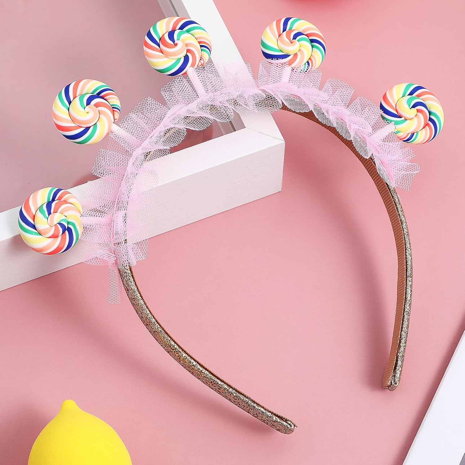 COHEALI Cute Lollipop Headband Hair Accessory