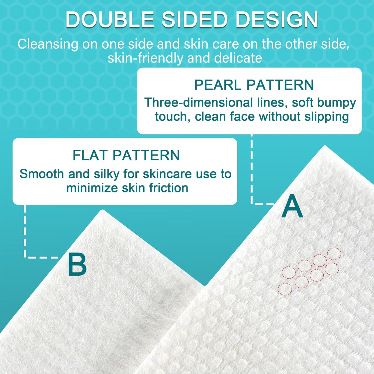 CHNLML Upgraded Thick Cotton Face Towel for Sensitive Skin