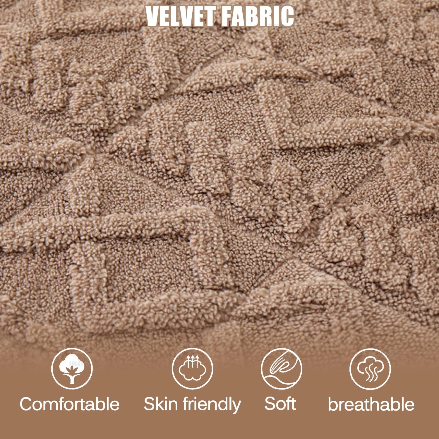 LDLCYCN Green Velvet Massage Table Pad 60x180cm