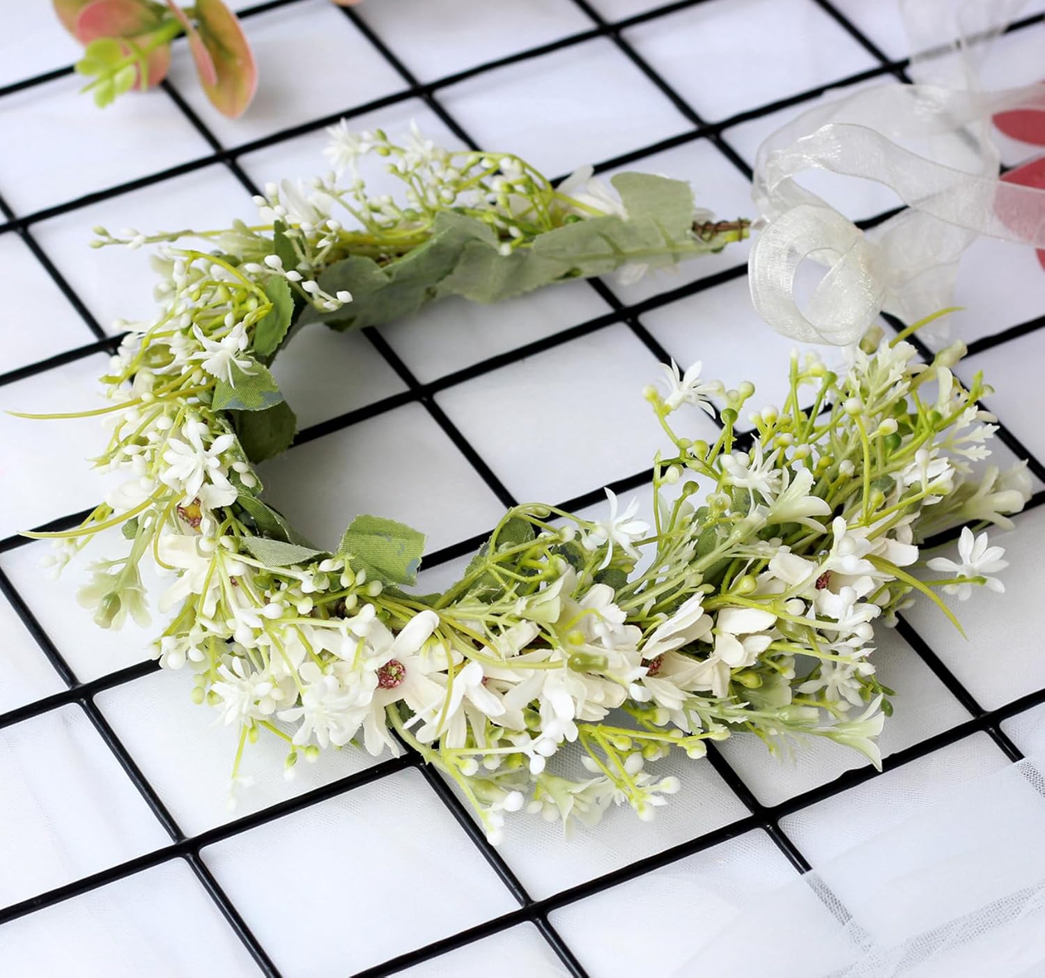 Fairy Flower Crown Headband for Women Girls