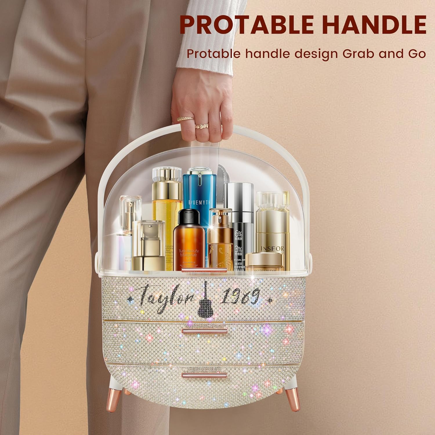 Bling Makeup Organizer for Teen Girl Gift 1