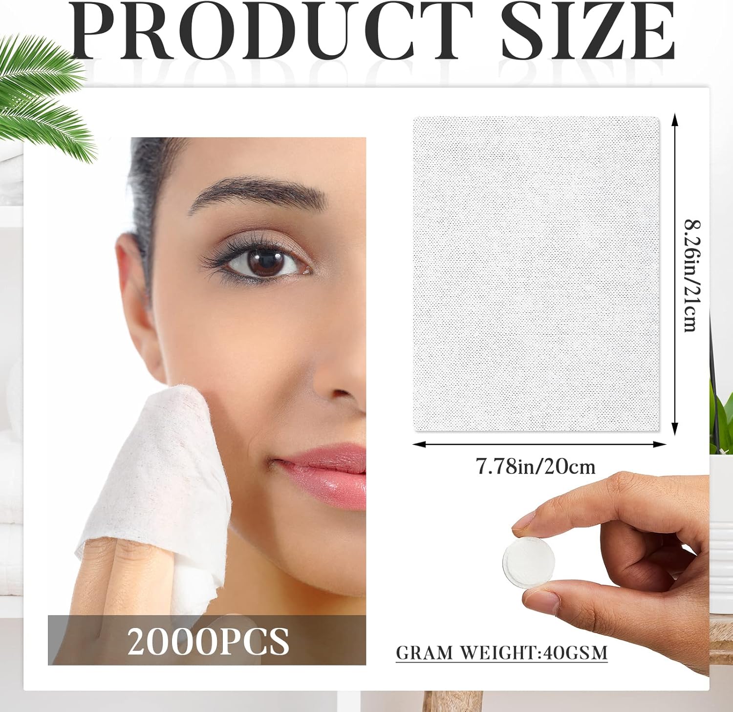 Juexica 2000 Pcs Disposable Compression Travel Towel