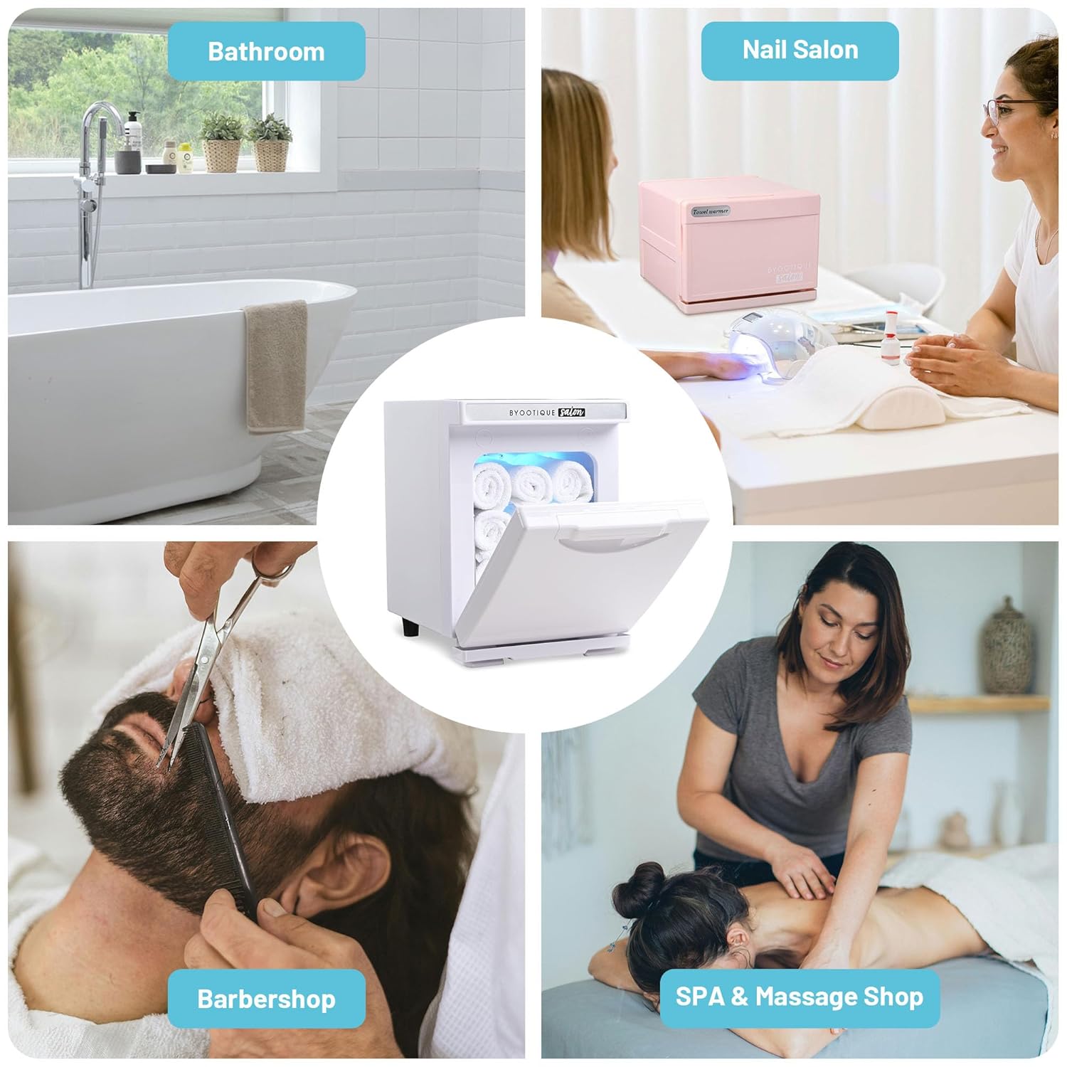 ZeHuoGe 5L Towel Warmer with Cabinet and Tray