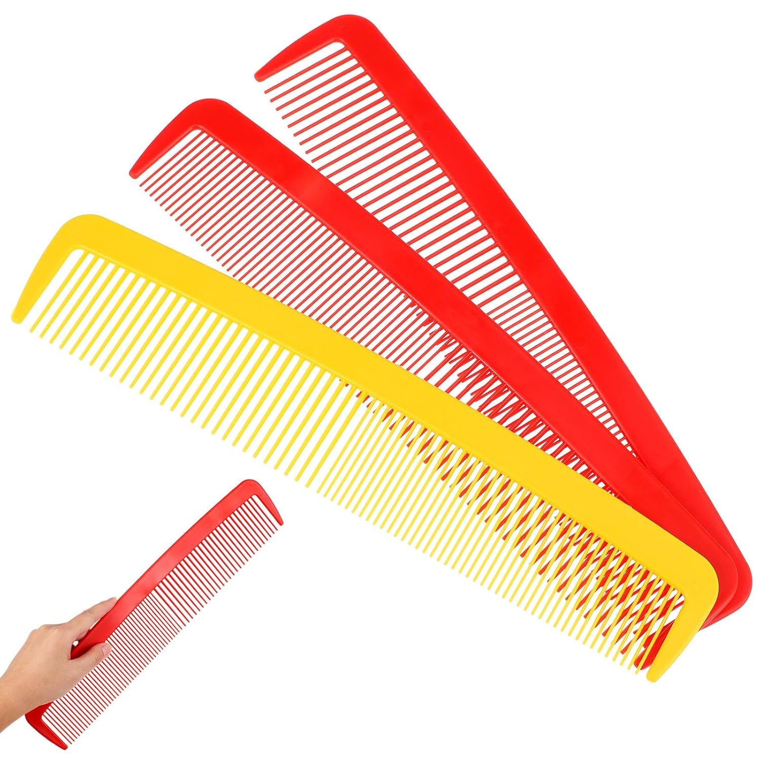 Ipetboom Giant Hair Combs 3 Pcs - Halloween Costume Props and Barber Tools