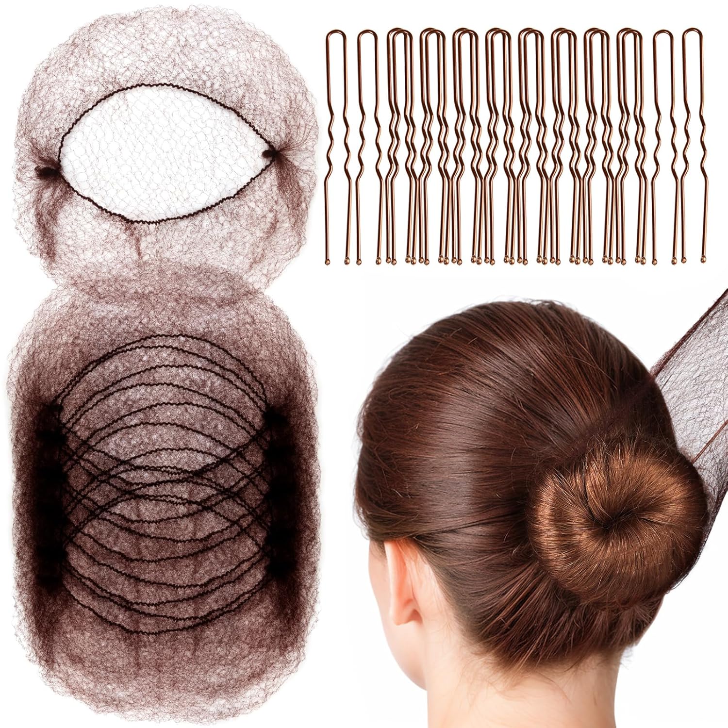 Fandamei Hair Accessories Set 20PCS 40PCS Brown
