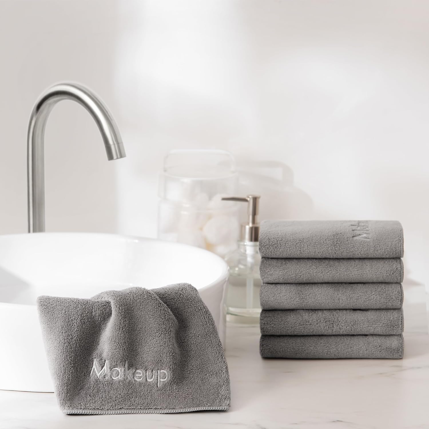 Arkwright Makeup Remover Wash Cloth - Pack of 6 1