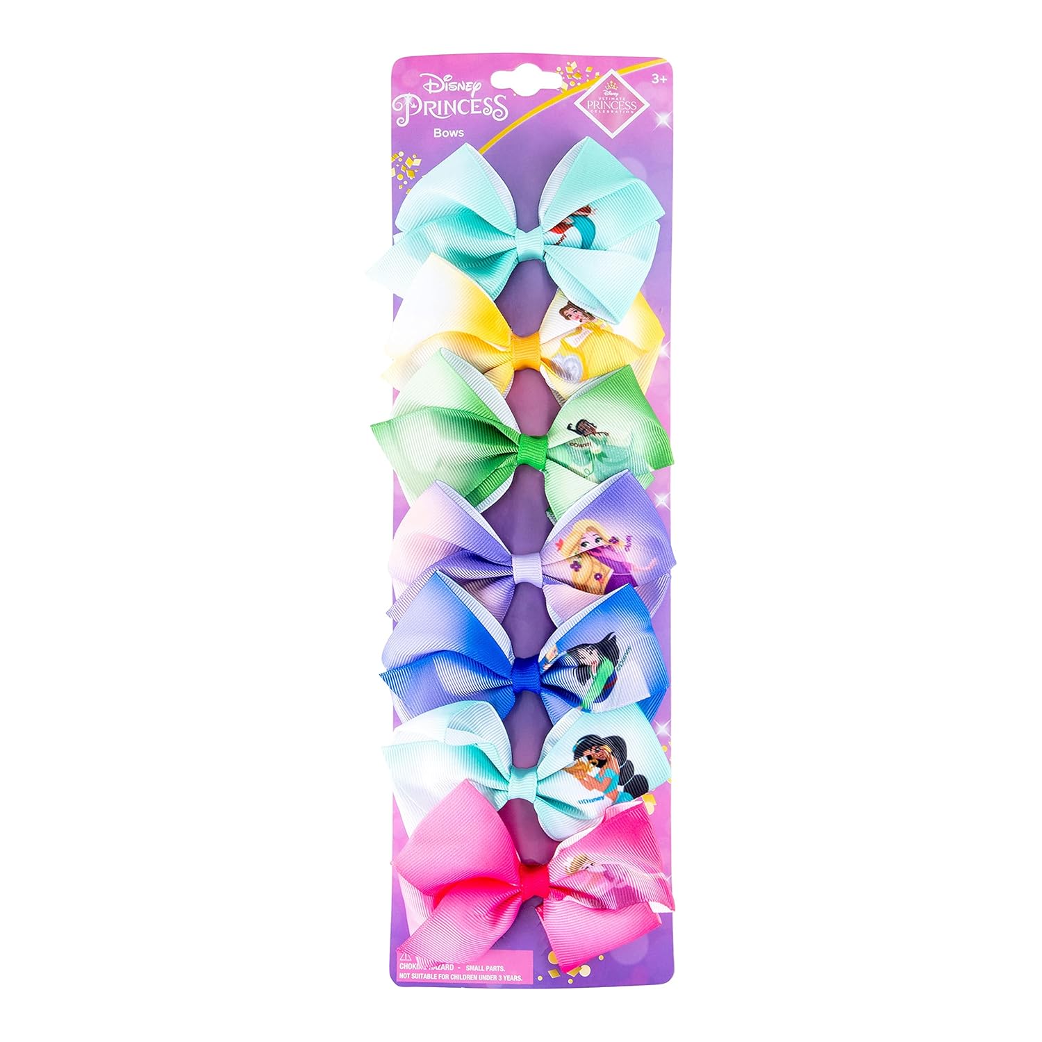Disney Princess Girls Hair Clips Gift Set 7 Pcs