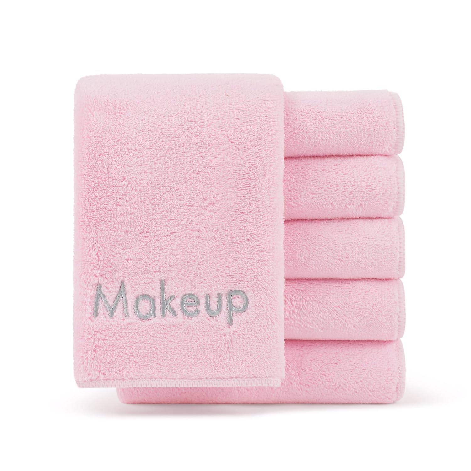 Arkwright Makeup Towels Pack of 6 Pink 13x13in