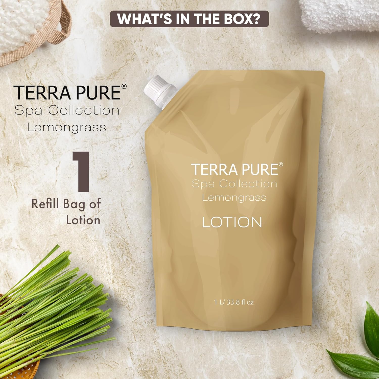 Terra Pure Spa Lotion Refill Bag 1 Liter