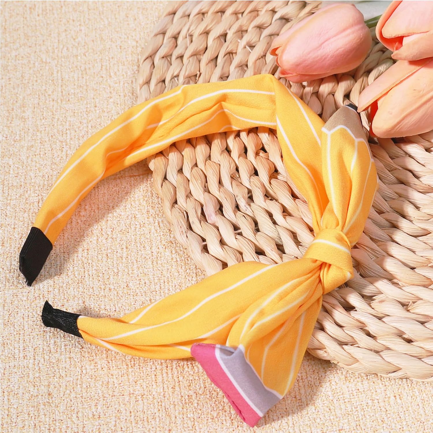 XEININVU Yellow Pencil Headband for Women