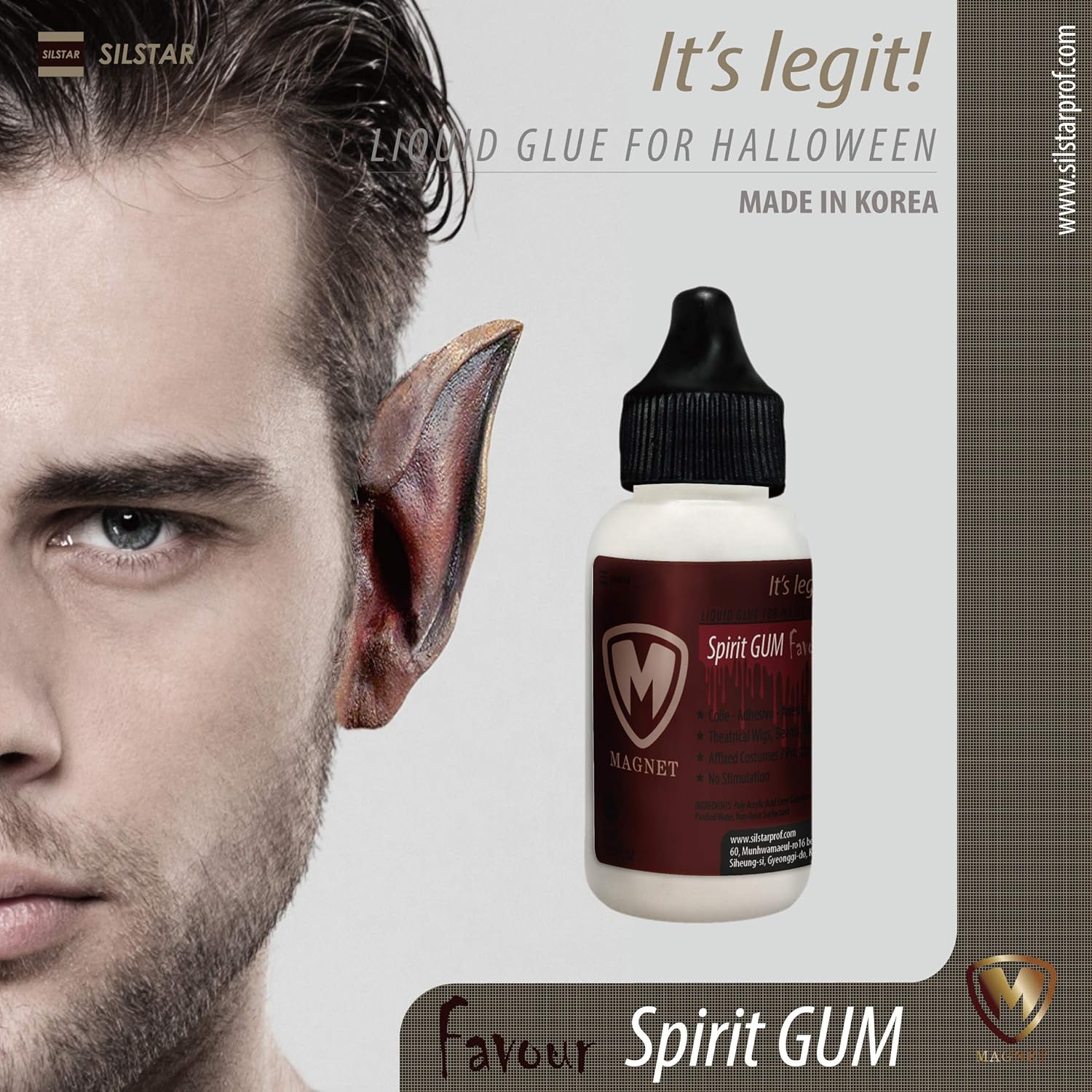 M MAGNET Spirit Gum Adhesive 135oz