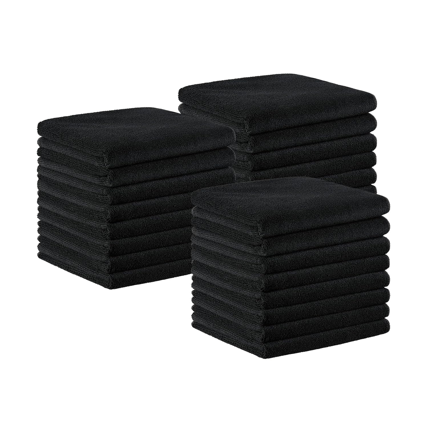 Arkwright Bleach Proof Salon Towels - 24 Pack 16x27 in Black