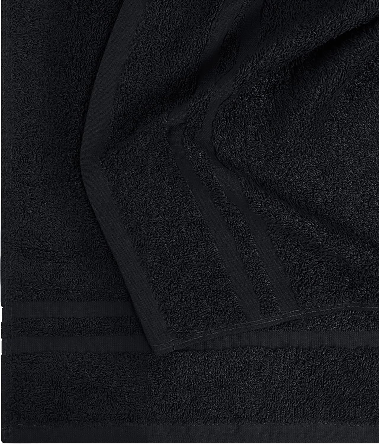 Utopia Towels 24 Pack Bleach Safe Salon Towels 16x27 Inches Black