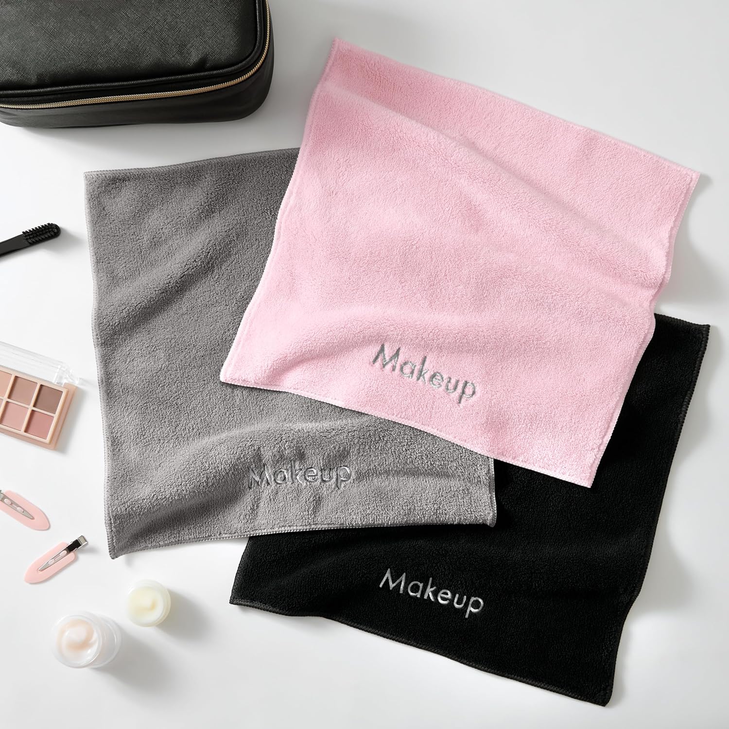 Arkwright Makeup Towels - Pack of 6 - Grey