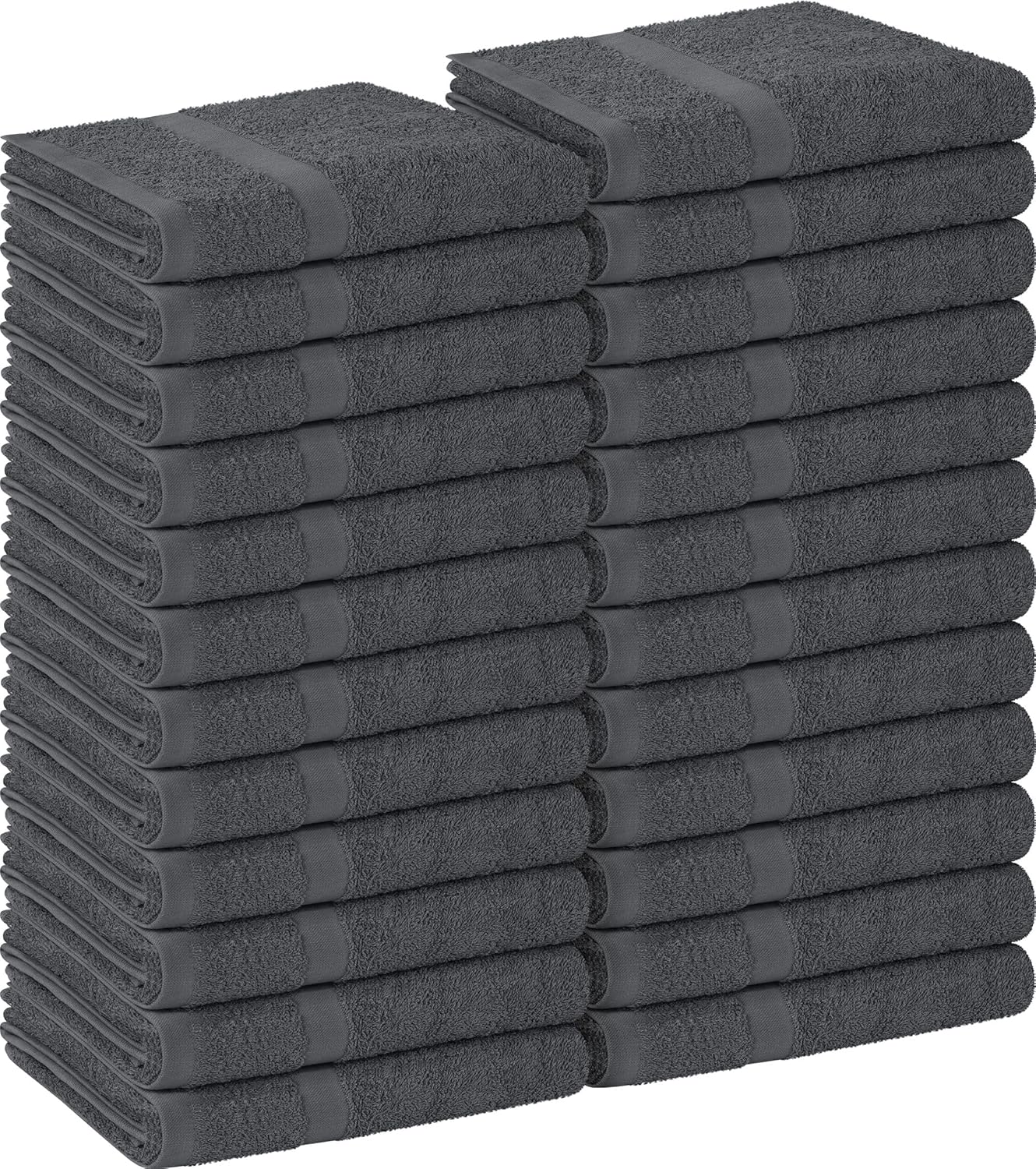 Utopia Towels 24-Pack Salon Towels 16x27 Inches Grey