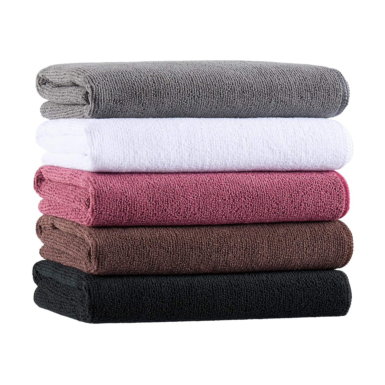 Arkwright Bleach Proof Salon Towels - 24 Pack 16x27 in Black