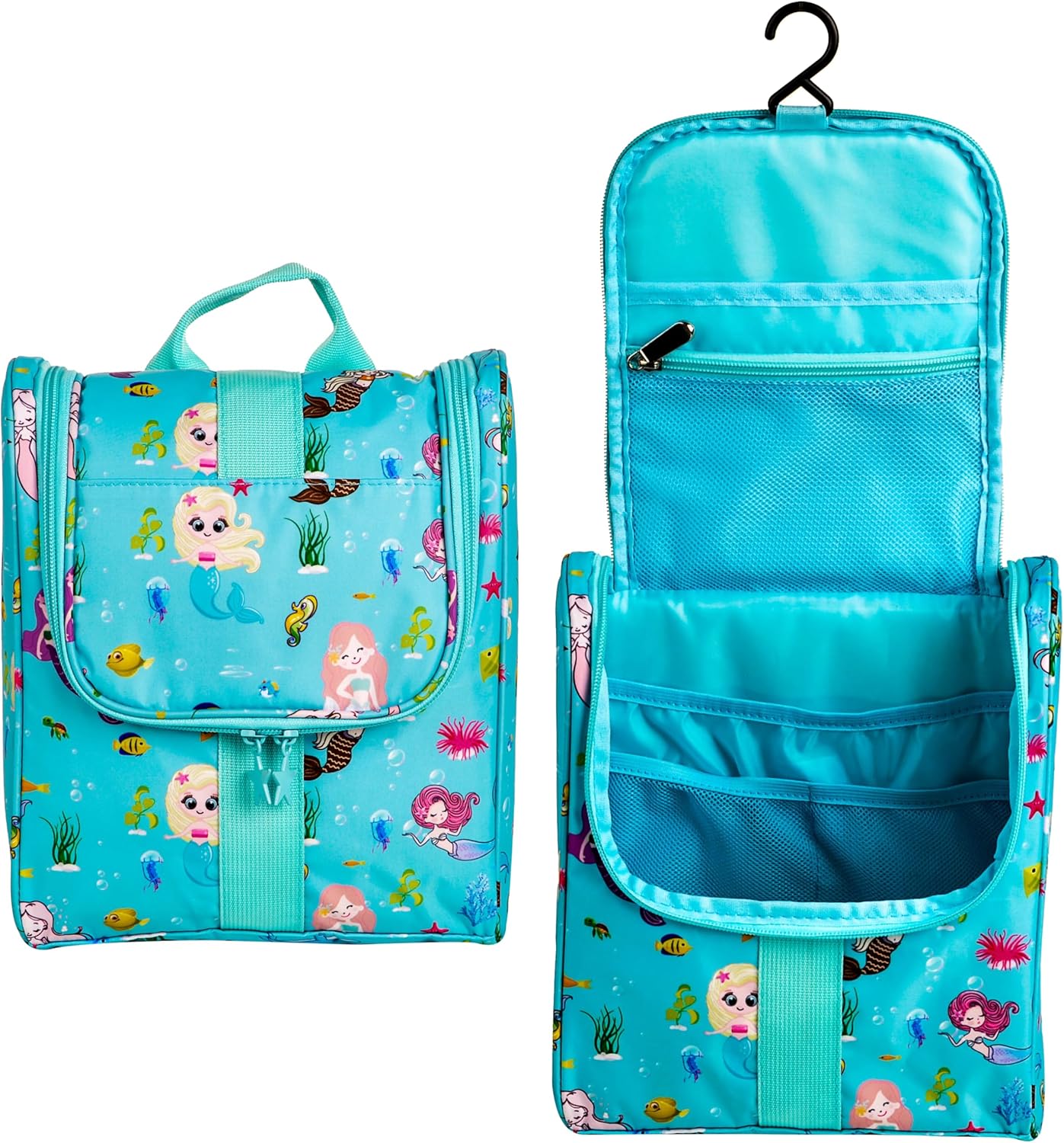 Cute Cartoon Hanging Kids Toiletry Bag Mermaid
