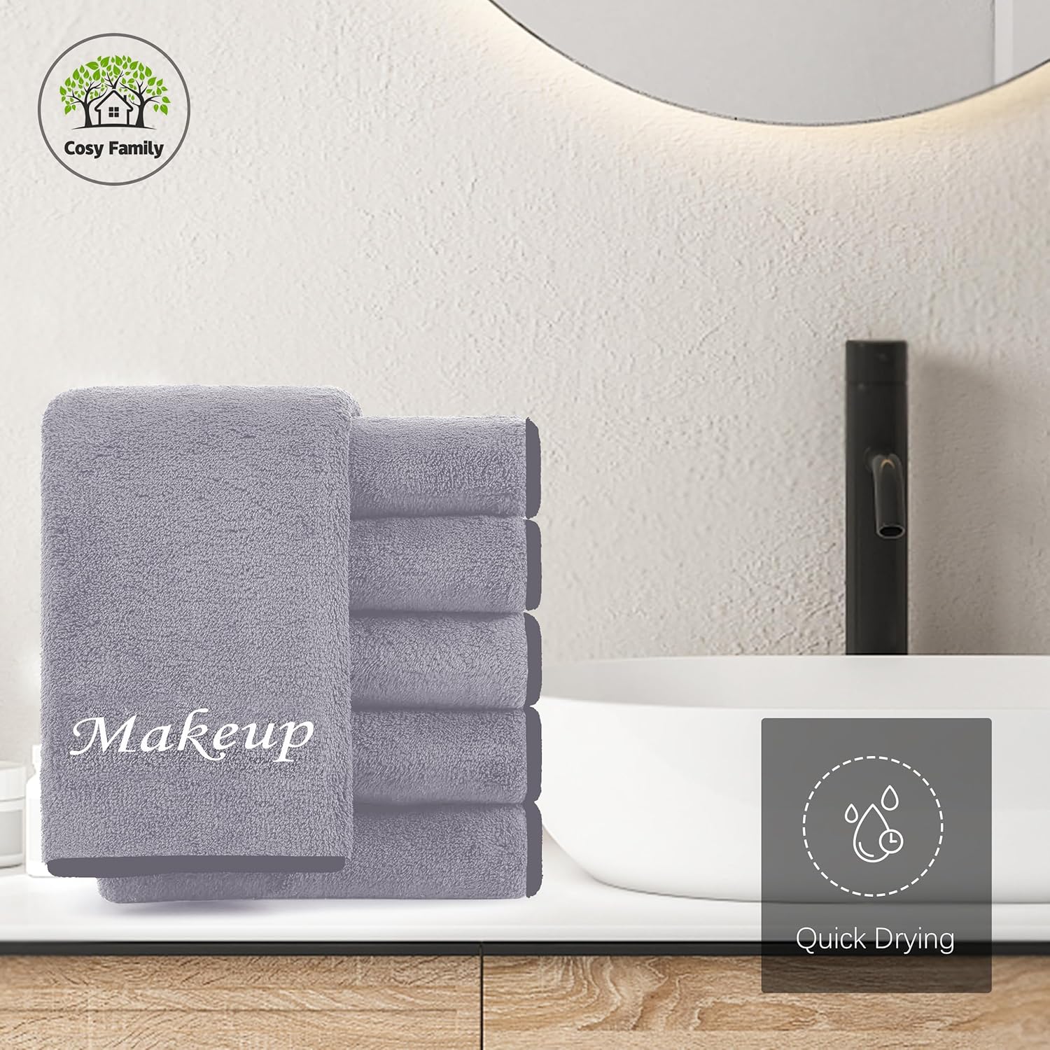 Cosy Family 10 Pack Makeup Remover Wash Cloths