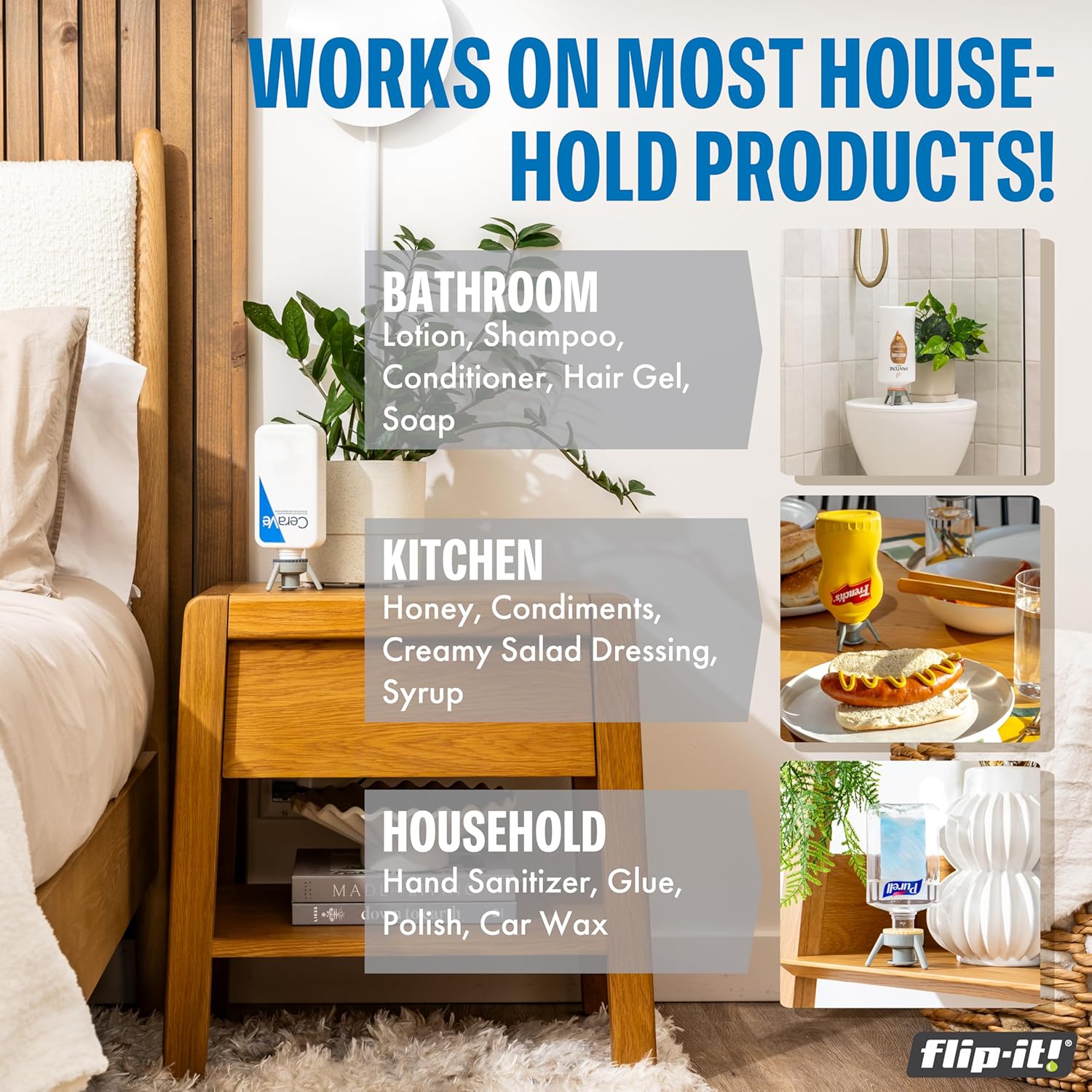 Flip-It 2-Pack Bottle Emptying Kit - No Waste